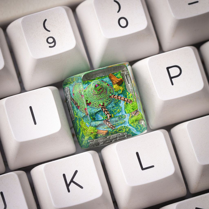 Party Games Graduation - Keycap Resin Organisme, Dekorasi Keyboard Seni