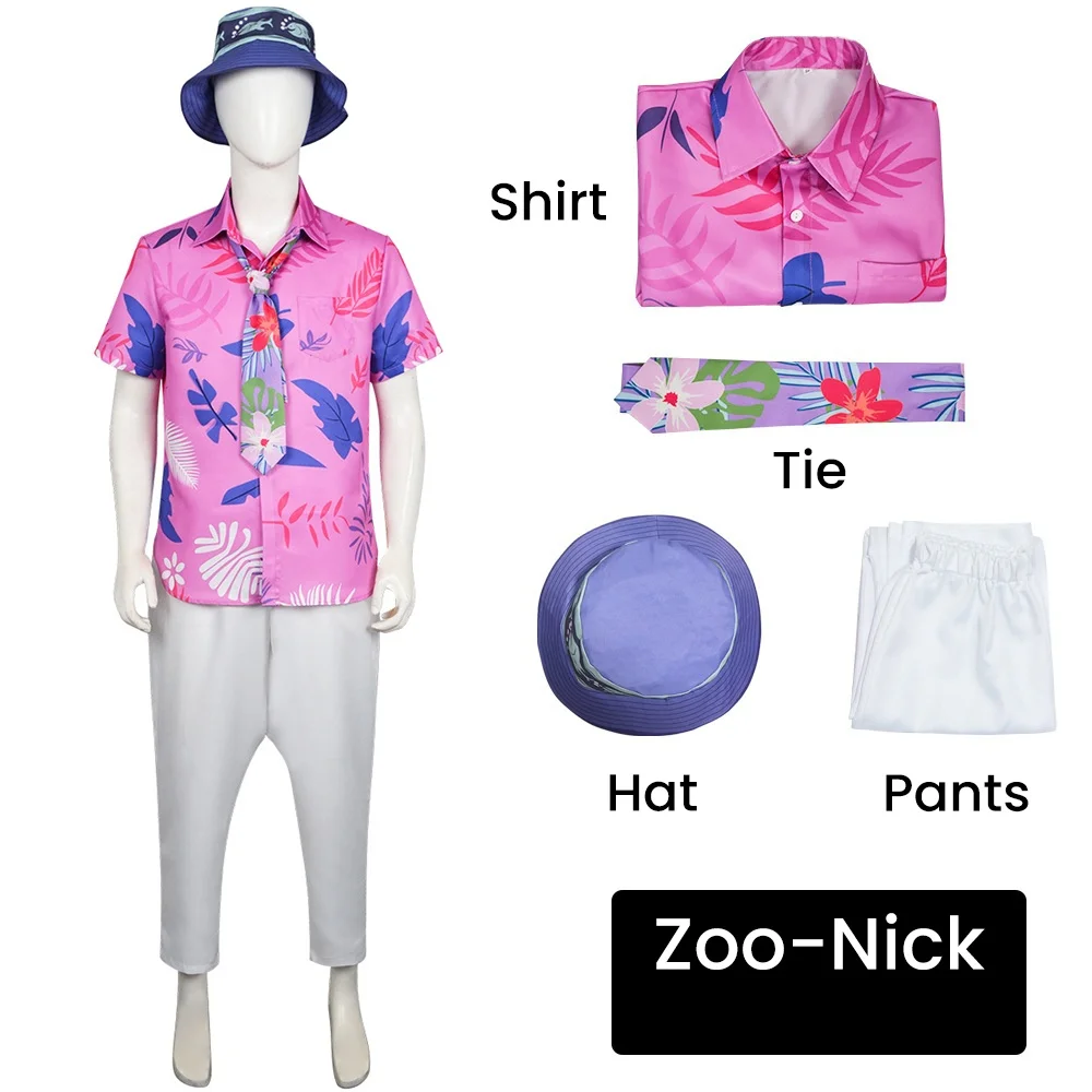 Kids Party Games - Kostum Cosplay Movie Zoo Nick Wilde
