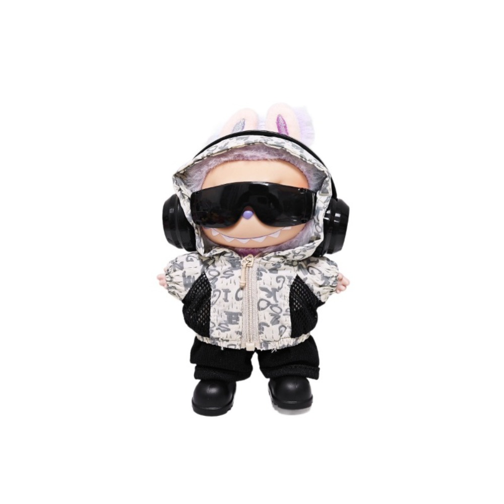 Party Games 15 In 1 - Pakaian Boneka Labubu 15/17CM, Sweater Berkerudung,