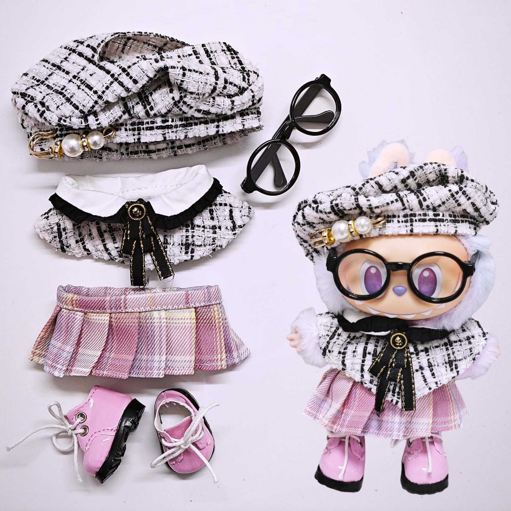 Party Games 15 In 1 - Untuk Pakaian Labubu 15/17cm, Aksesori Boneka