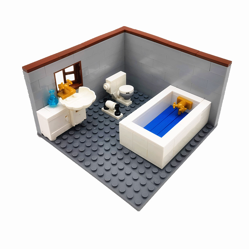 Lego Set Creator - Furnitur Rumah Blok Kota Klasik Yang