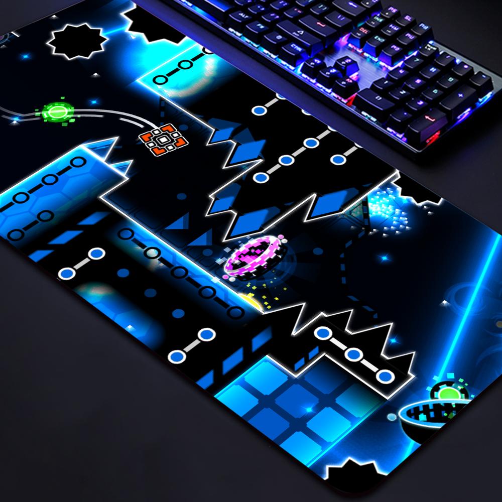 Kubb Game Yard - Alas Mouse Pad dasbor geometris untuk