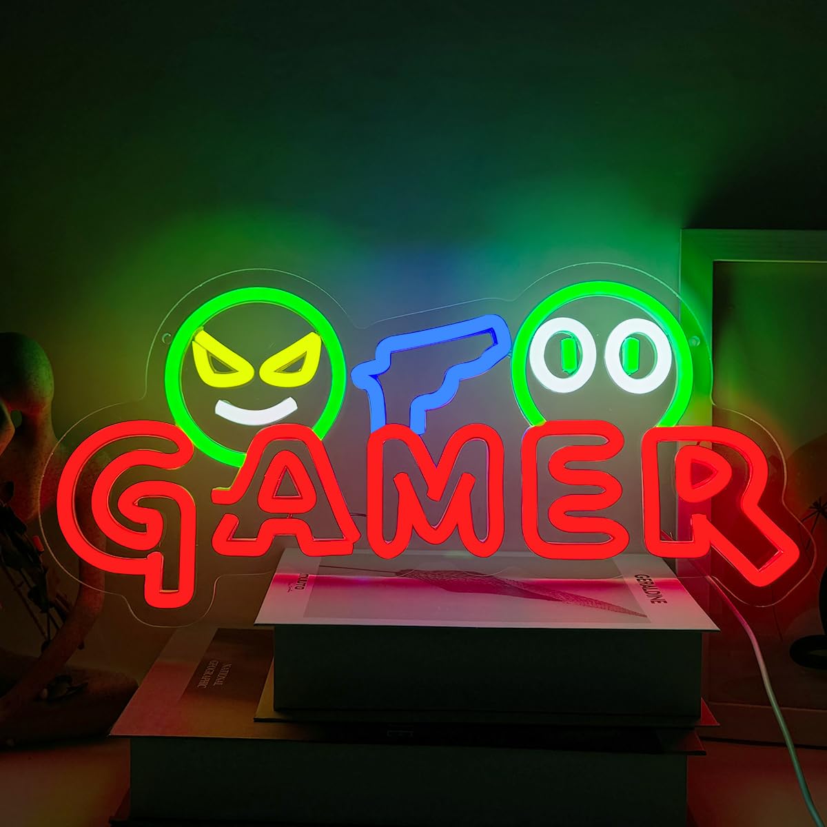 Lampu Dinding LED Neon Sign Ga - Party Games Graduation ulasan dan harga