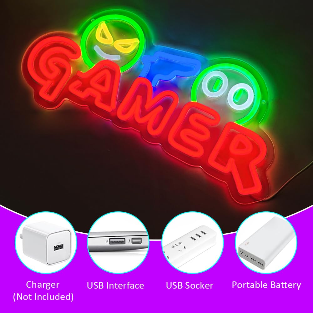Lampu Dinding LED Neon Sign Ga - Party Games Graduation ulasan dan harga