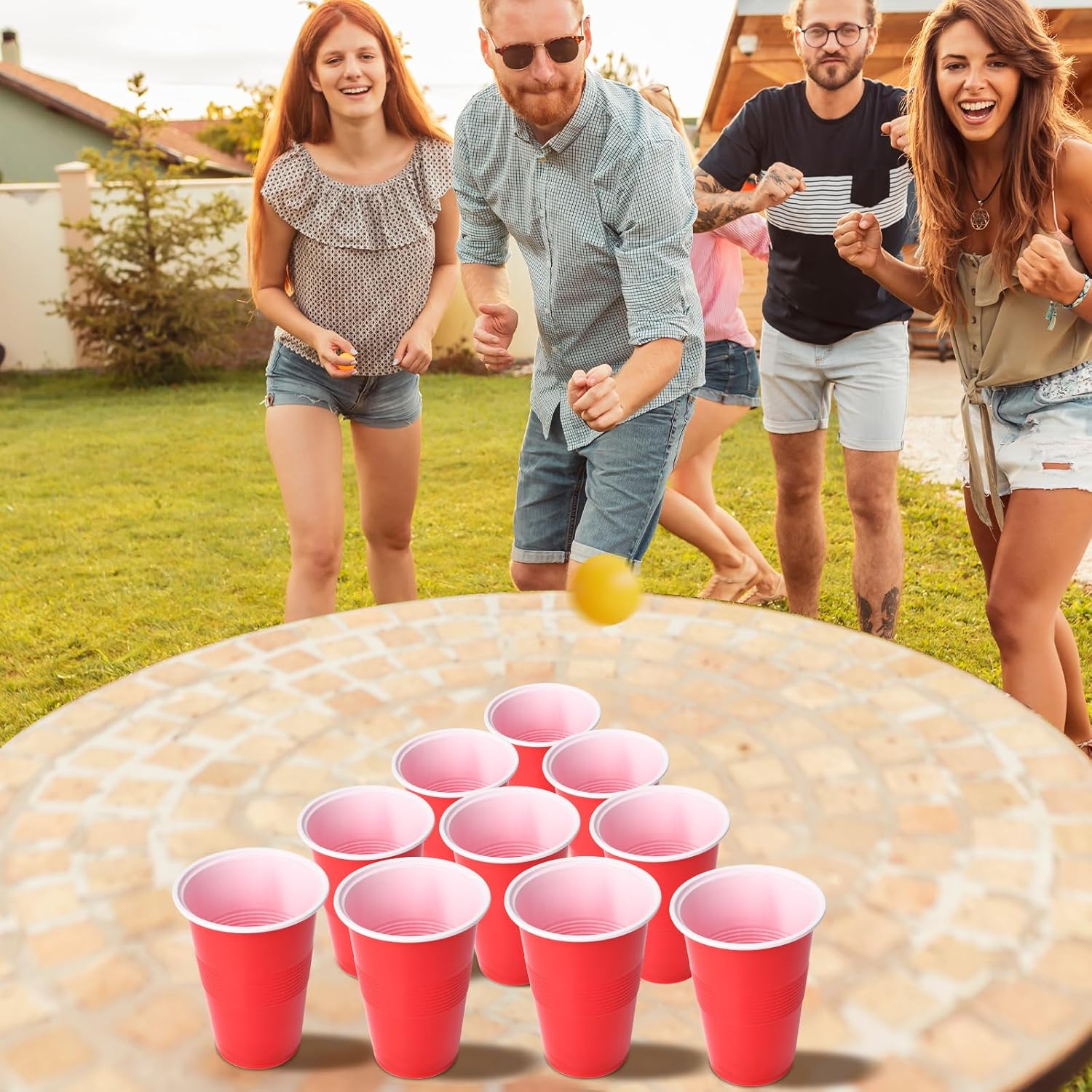 Set Permainan Cup Pong 22 Buah - Party Games Jenga ulasan dan harga