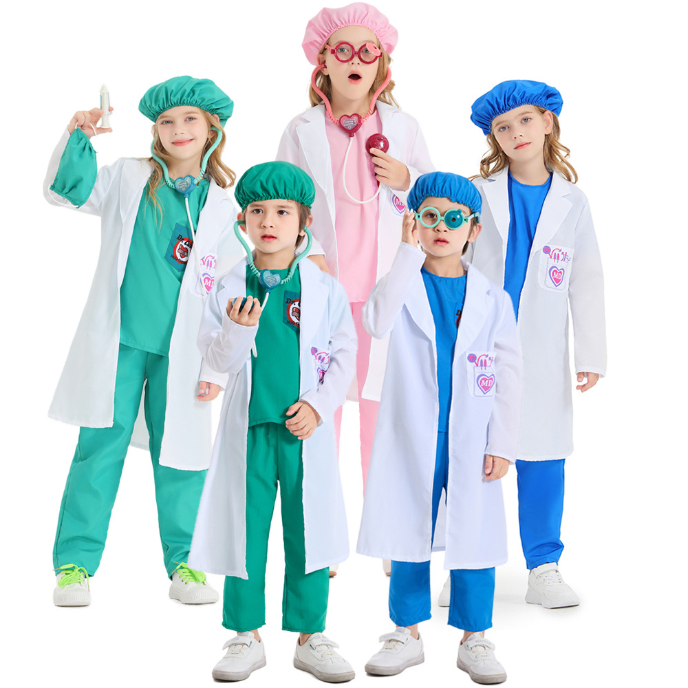 Kostum Dokter Perawat Hallowee - Kids Party Games ulasan dan harga