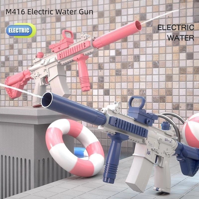 Pistol Air Listrik M416 Terlar - Party Games Graduation ulasan dan harga