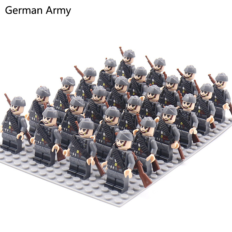 WW2 24 buah/lot Set blok bangu - Lego Set Creator ulasan dan harga