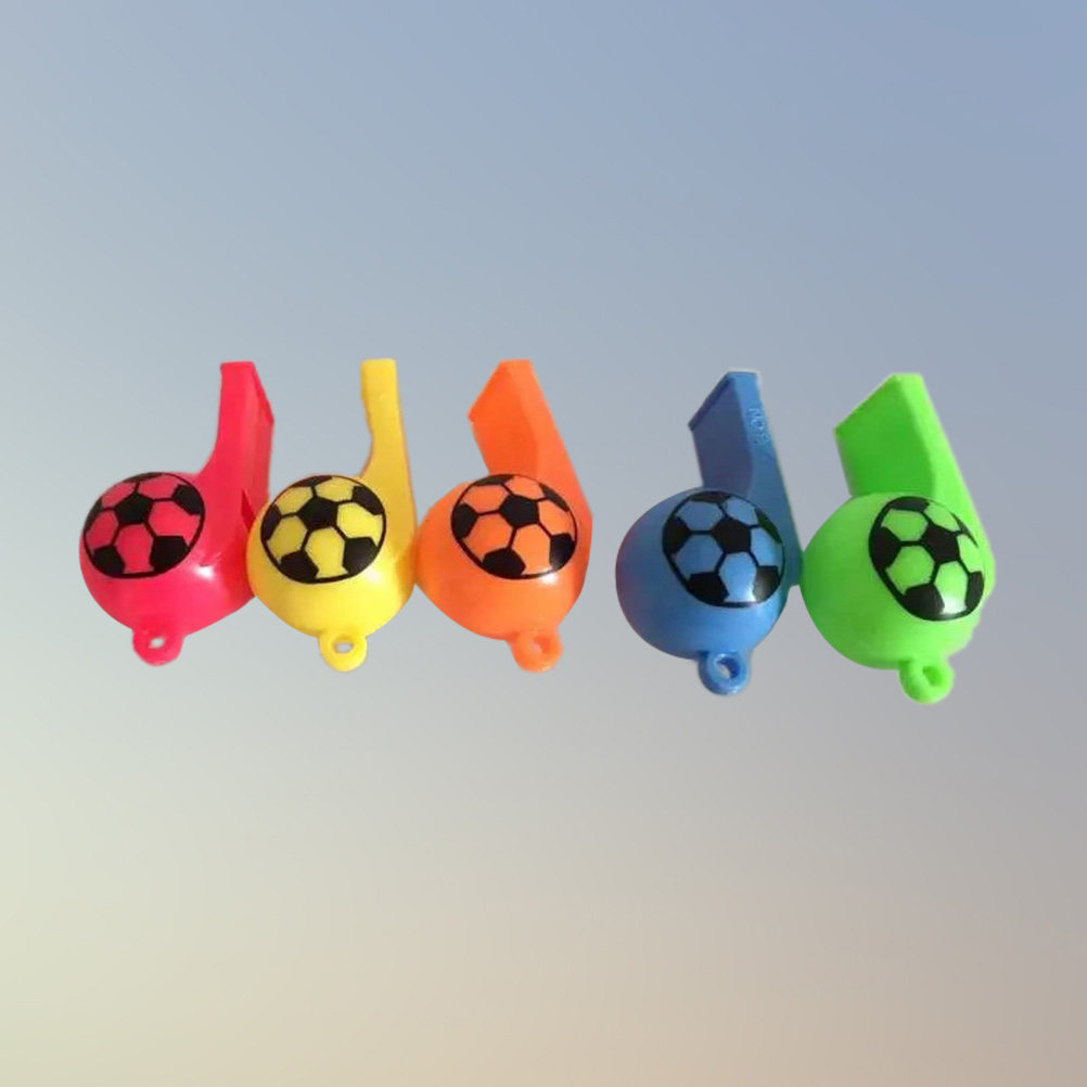 12Pcs Peluit Plastik Sepak Bol - Kids Party Games ulasan dan harga