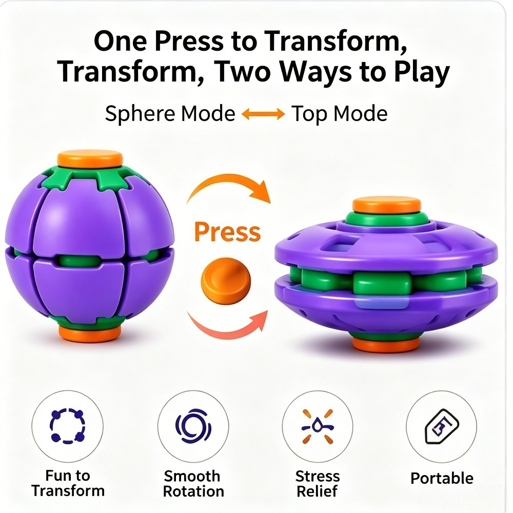 Bola Fidget Spinner yang Dapat - Party Games Spy ulasan dan harga