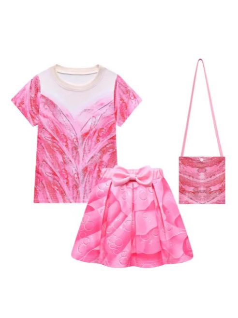 Gaun Kostum Cosplay Glinda Bag - Party Games Youth ulasan dan harga
