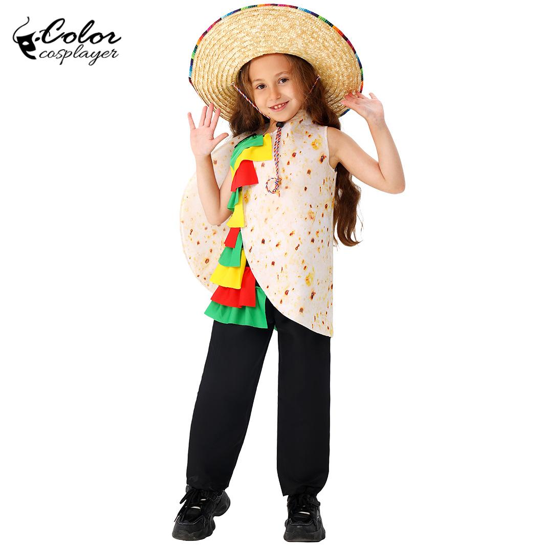 Kostum Burrito Tortilla Meksik - Kids Party Games ulasan dan harga
