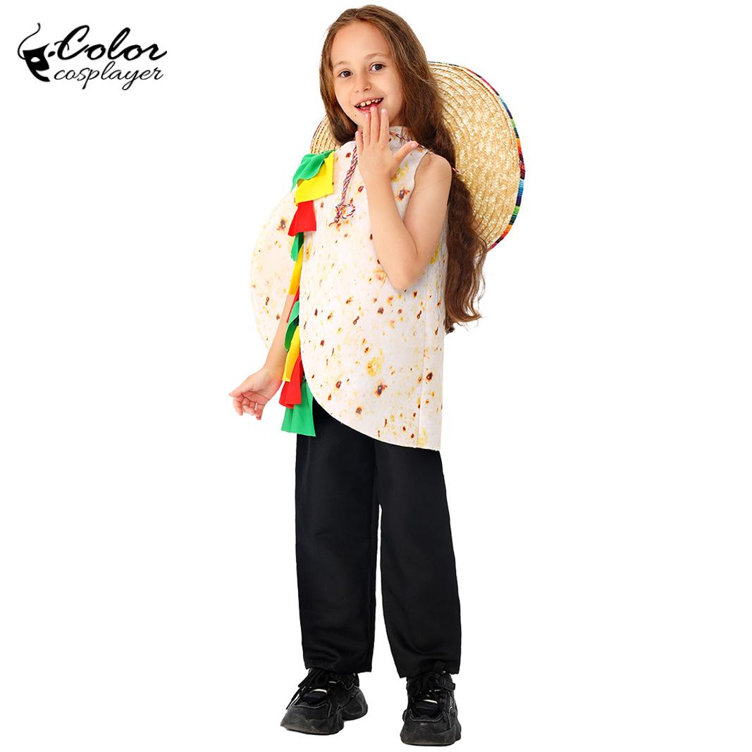 Kostum Burrito Tortilla Meksik - Kids Party Games ulasan dan harga